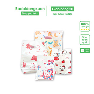 1 Kg TÚI XỐP IN HÌNH - Bao Bì Gói Hàng - Bọc Nilong Đựng Hàng, Túi Hột Xoài Hàng SÀI GÒN cute đựng mỹ phẩm son