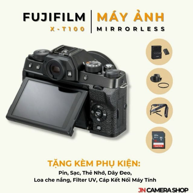 Fujifilm X-T100 kèm ống kính 16-50mm | BigBuy360 - bigbuy360.vn