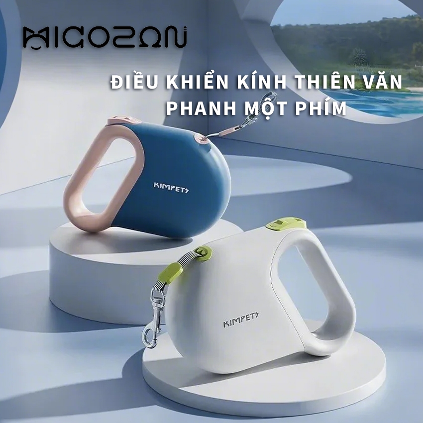 Dây Xích Chó Tự Động MICOSON Dắt Cún Đi Dạo Tay Cầm Chắc Chắn Tiện Lợi An Toàn Thoải Mái Cho Thú Cưng