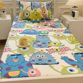 Bộ ga trải giường kí túc xá , dùng cho giường đơn , giường tầng bọc nệm 80cmx1m9