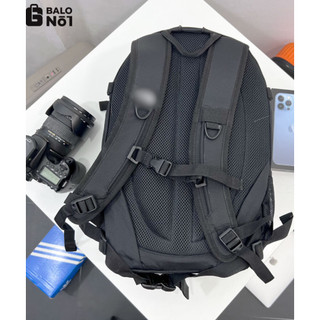 Balo du lịch size nhỏ gọn tiện lợi thời trang - màu đen