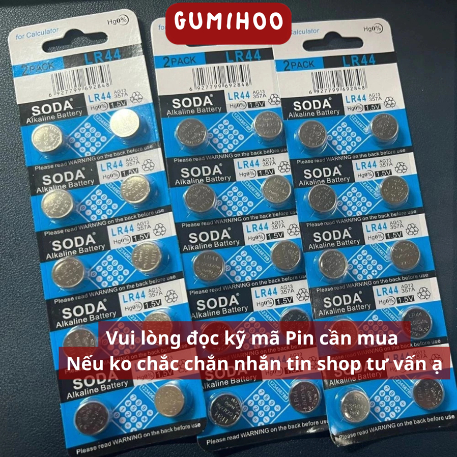 (SET 5 Vỉ ) Pin cúc áo 1.5v 4413 1130 2032 41