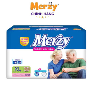 Tã người lớn Merzy ML20/ XL20 miếng siêu thấm hút, chống tràn kép ( do Hàng Cồng Kềnh,shop đi đơn dưới 6 gói )