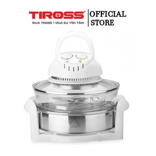 Lò nướng Halogen Tiross TS967 - Lòng nồi thủy tinh - Hàng chính hãng