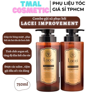  Dầu gội - xả Lacei improvement  nâu  cho tóc khô hư tổn 750mlx2 