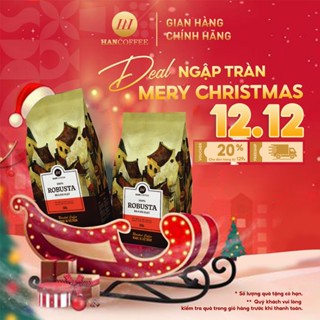 [ COMBO 3 Túi] Cà phê nguyên chất pha phin/ pha máy HANCOFFEE Standard 100% Robusta 500g