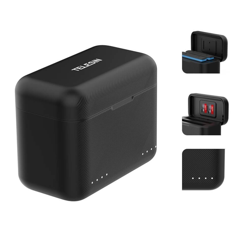 DOCK SẠC PIN INSTA360 X4 / X4 AIR TELESIN (2 KHE)