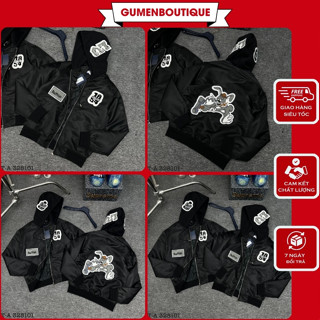  Áo Khoác Bomber Thêu Chữ Xù Bông Cực Xịn - Áo Khoác Eo Vì Nam Chất Cực Xịn 