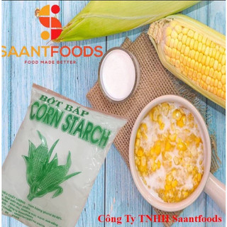 Tinh Bột Bắp - Nguyên Liệu Thực Phẩm - Maize Starch Powder - 1 Kg (2 gói 500g)