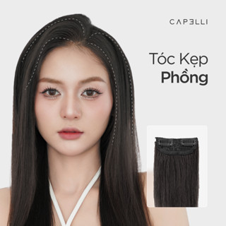 (MUA 1 TẶNG 1) Tóc Kẹp Phồng CAPELLI Làm Phồng Chân Tóc Dệt Thủ Công Từ Tóc Thật