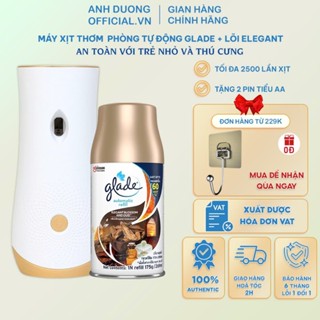  Máy Xịt Thơm Phòng Tự Động Glade Hương Trầm  Elegant Blossom and Out  Lõi Xịt Thơm Phòng Tự Động Glade Thái Lan 