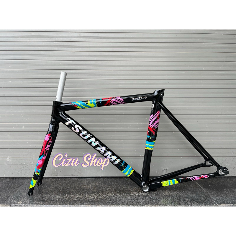 TSUNAMI SNM300 - Khung xe đạp thể thao Fixed Gear tsunami snm300 CHÍNH HÃNG