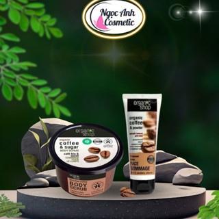  Tẩy tế bào chết da mặt và toàn thân ORGANIC SHOP 
