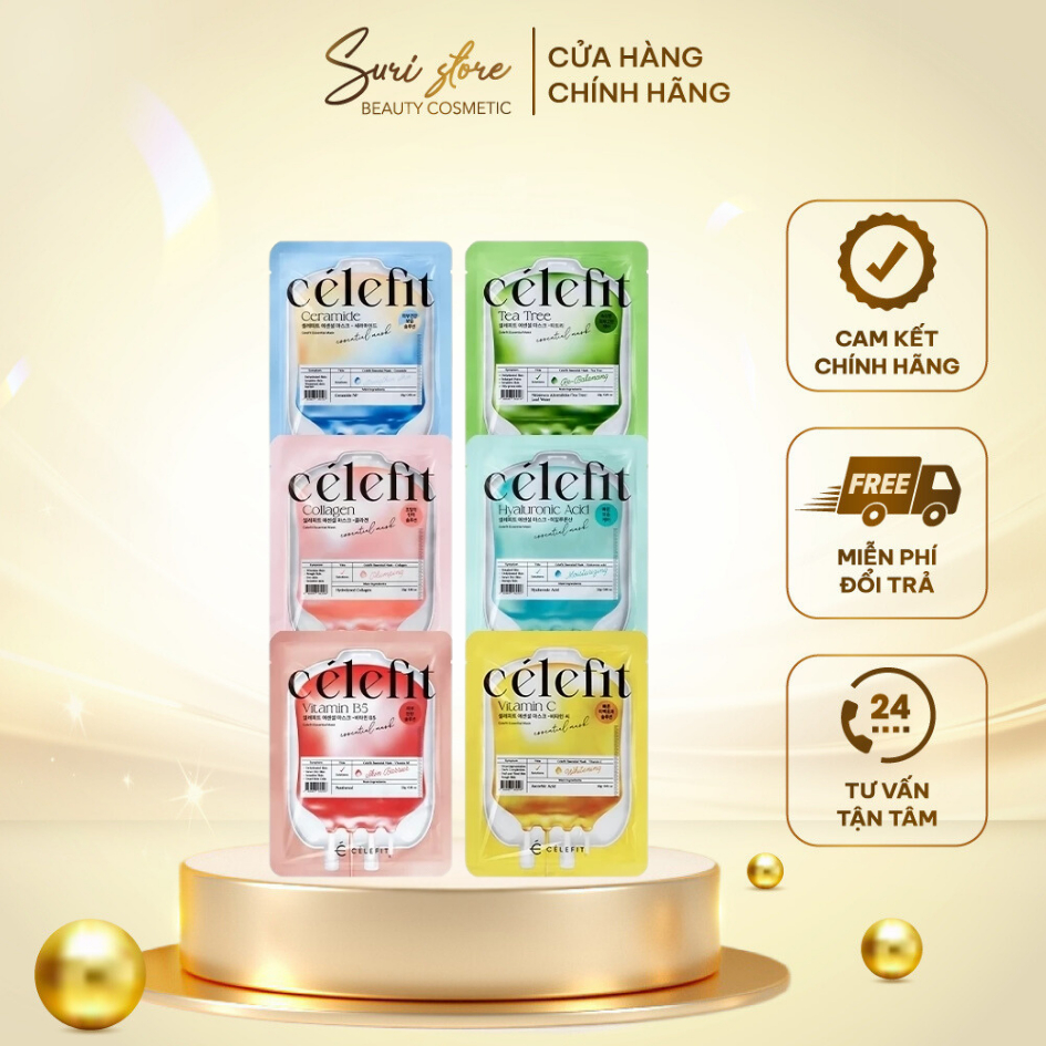 Mặt Nạ Dưỡng Da Celefit Essential Mask 23g