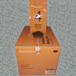 Thùng cà phê rang xay Số 4 (No4) Trần Quang (10 bịch 500g) 100% Robusta
