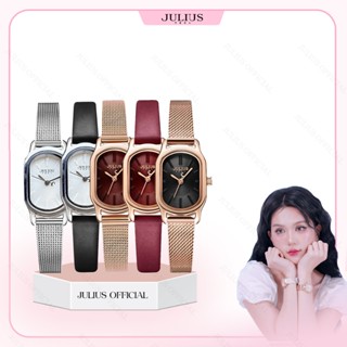 Đồng hồ đeo tay, Đồng hồ nữ Julius JA-1112 dây da | Julius Official