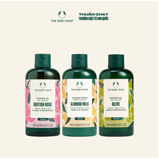 Combo Sữa Tắm Thiên Nhiên Hương British Rose & Moringa & Olive 250ml The Body Shop