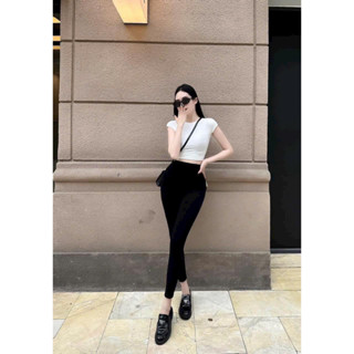  Quần Legging Nữ Trơn Cạp Cao Co Giãn 4 Chiều Mặc Nhà – Tập Gym 