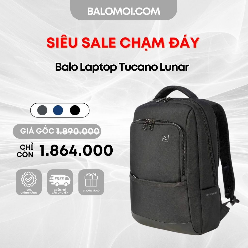 Balo Laptop Tucano Lunar