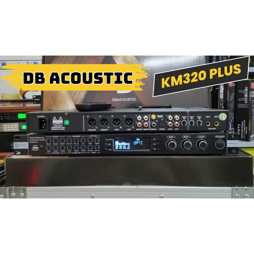 Vang db Acoustic KM320 Plus Chính Hãng | Echo - Reverb Mượt Mà Như Vang Số | Được BH 2 Năm