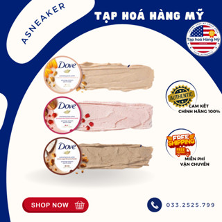 [ HÀNG MỸ ] Smoothie Tẩy Tế Bào Chết Body Dove, Tẩy Tế Bào Chết Da Toàn Thân giúp Chăm Da Sáng Mịn mẫu mới nhất (298g)
