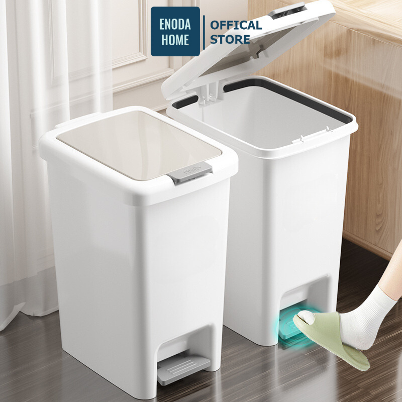 Thùng Rác Đạp Chân ENODA HOME 4 Size, Thùng Đựng Rác Chữ Nhật Có Nắp Cho Gia Đình, Văn Phòng TR020 | BigBuy360 - bigbuy360.vn