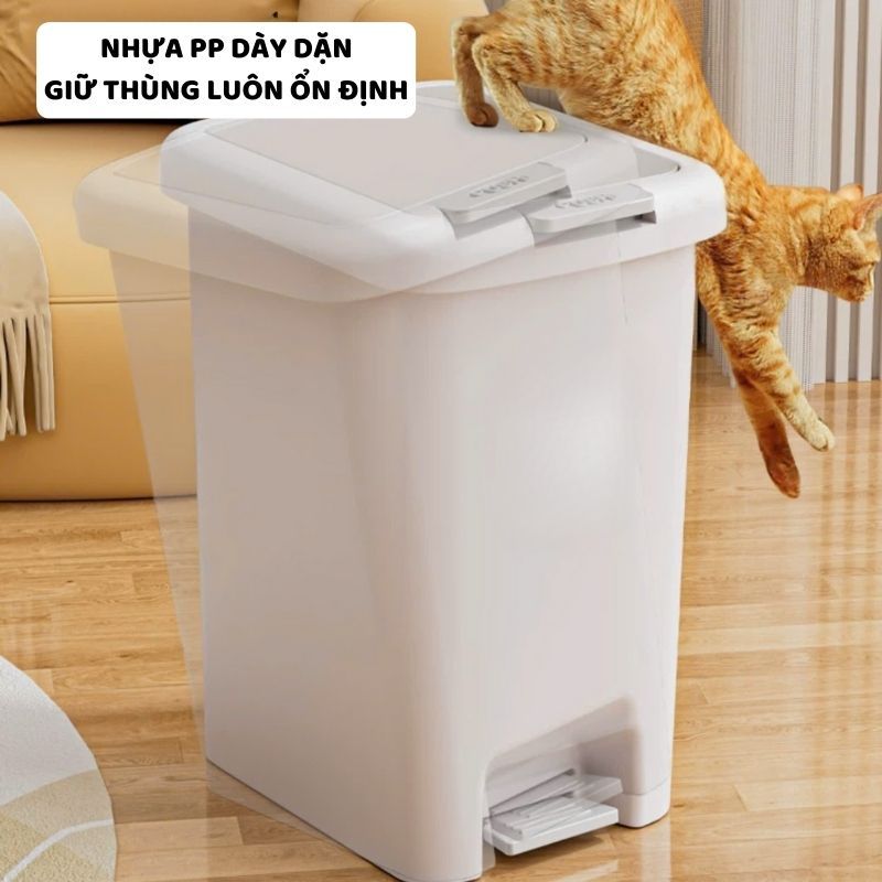 Thùng Rác Đạp Chân ENODA HOME 4 Size, Thùng Đựng Rác Chữ Nhật Có Nắp Cho Gia Đình, Văn Phòng TR020 | BigBuy360 - bigbuy360.vn