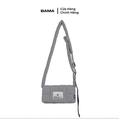 Túi vải chần bông nam nữ BAMA Quilted Shoulder Bag 2nd chống nước nhiều ngăn đeo chéo đi học đi làm thời trang
