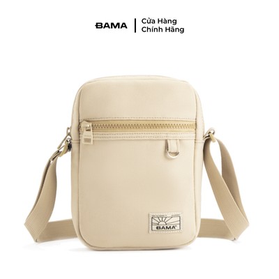 Túi đeo chéo mini nam nữ BAMA New Basic Shoulder Bag NB206 chống nước nhiều ngăn vải canvas đi chơi đi cafe