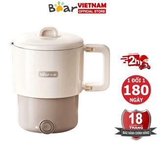Ấm đun siêu tốc gấp gọn mini 0.8L Bear ZDH-G08K1 ấm siêu tốc gấp gọn đa năng – Bảo hành 6-18 tháng