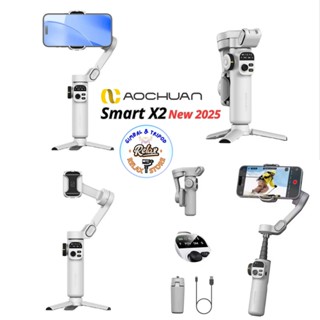 Gậy quay video chống rung SMART X2 bản UPDATE 2025, tay cầm quay phim điện thoại chính hãng AOCHUAN