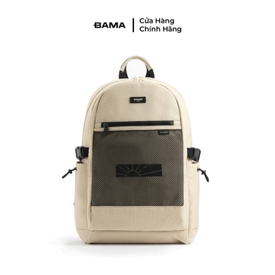 Balo nam nữ đi học đi làm BAMA Mesh Fabric Backpack MF104 chống nước nhiều ngăn đựng laptop 15 inch