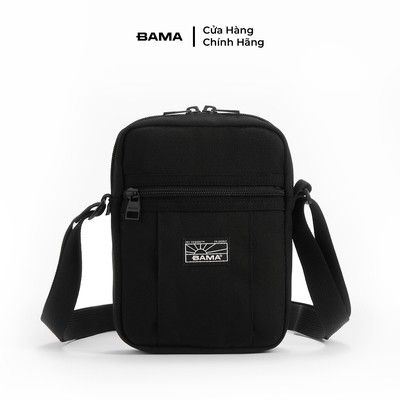 Túi đeo chéo mini nam nữ BAMA New Basic Shoulder Bag NB202 chống nước nhiều ngăn vải canvas đi chơi đi cafe