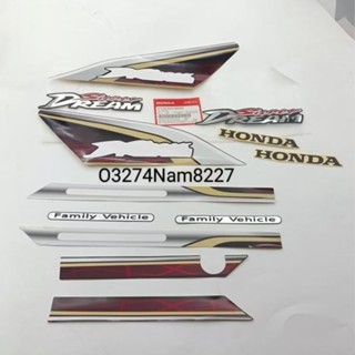 Bộ tem xe Super DREAM Việt 2010-2013 Family chính hãng