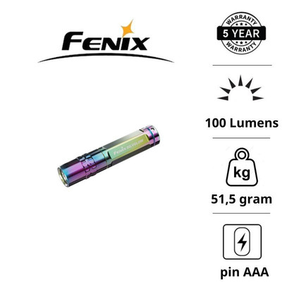 Đèn pin móc khoá bản giới hạn FENIX SILVGLOW độ sáng 100 lumens chiếu xa 54m