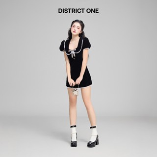 DISTRICT ONE - Sailor Moon Black Velvet Dress - Đầm Đen Nhung D811