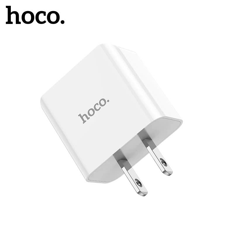 Củ sạc chính hãng Hoco 2.1A , cốc sạc tiện ích chất liệu cao cấp bộ sạc 10.5W chống cháy nổ dùng cho các dòng điện thoại