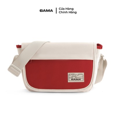 Túi tote đeo chéo nam nữ BAMA New Basic Shoulder Bag NB208 chống nước, nhiều ngăn vải canvas đi làm đi chơi