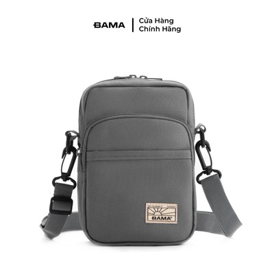 Túi đeo chéo mini nam nữ BAMA New Basic Shoulder Bag NB205 chống nước nhiều ngăn vải canvas đi chơi đi cafe