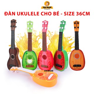 Đồ chơi Nhạc Cụ đàn Ukulele, đàn Ghita hoa quả trái cây Size 36 - Đồ Chơi Phát Triển Tài Năng Âm Nhạc cho bé trai bé gái