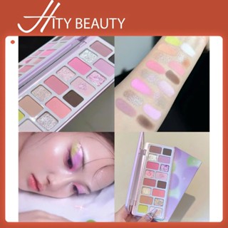 Bảng phấn mắt Cheeryan - Qianyan Natural Color 16 ô màu nhũ - Hity Beauty