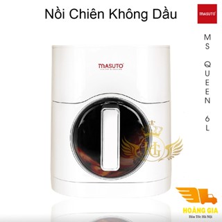 Nồi Chiên Không Dầu MSQueen6L Masuto | Nồi Chiên Không Dầu Masuto Màn Hình Cảm Ứng Bảo Hành 12 Tháng