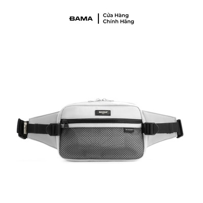 Túi bao tử nam nữ BAMA Mesh Fabric Bumbag MF902 chống nước nhiều ngăn, túi đeo bụng túi đeo hông thời trang