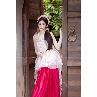 [HAN’S STORE] SET VÁY YẾM TUA RUA PHỐI KIM SA TẾT 2025(KÈM ẢNH THẬT)