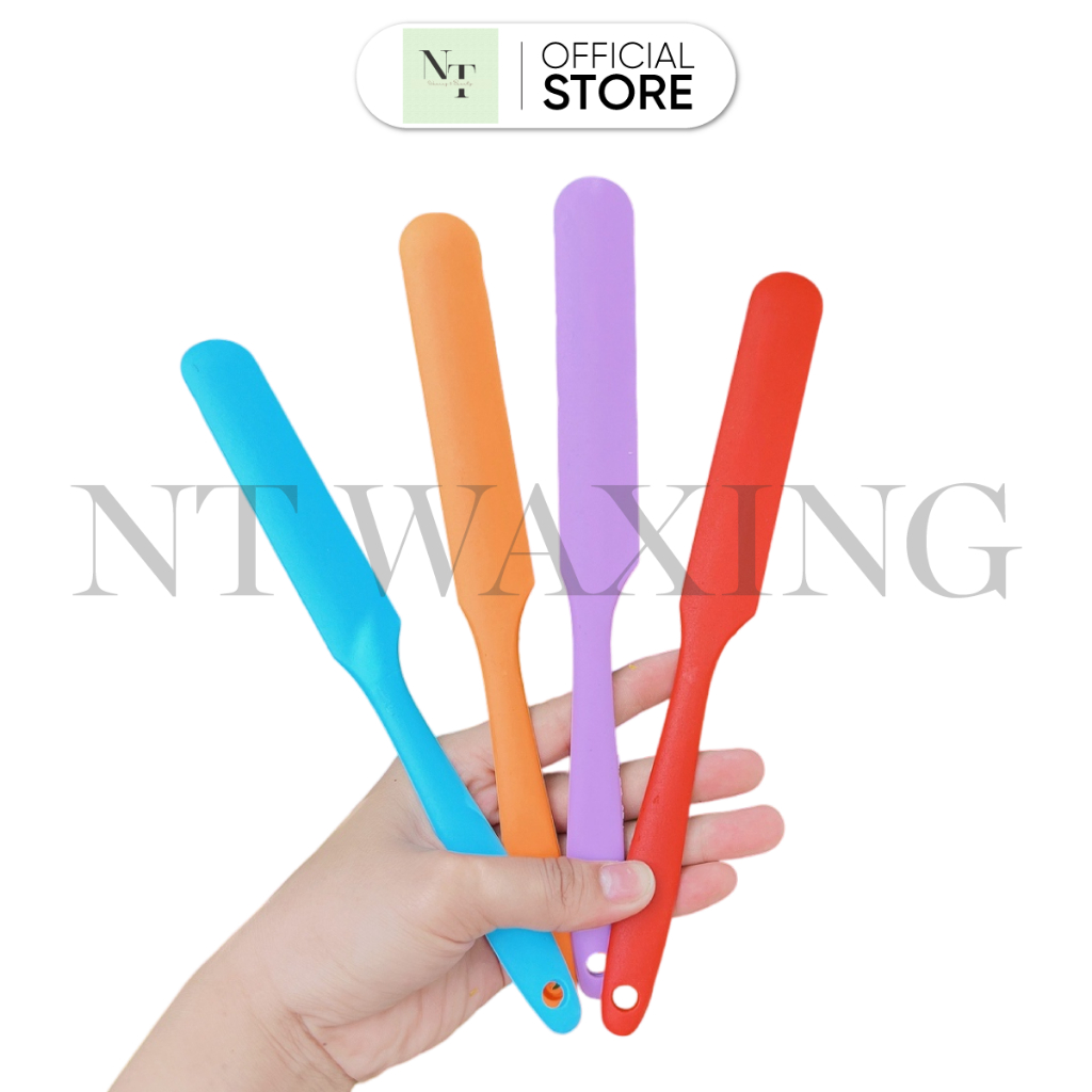 Que Silicone Màu Hồng Phết Sáp Wax Lông NT WAXING Dễ Dàng Vệ Sinh, Tái Sử Dụng Nhiều Lần - 1035