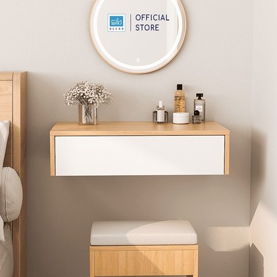 Bàn Phấn Trang Điểm Treo Tường, Thiết Kế Nhỏ Gọn SIB Decor BTD99