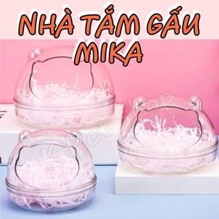 Nhà Tắm Hamster 🐹FREESHIP🐹 Nhà Tắm Mica Trong Suốt Nhiều Size Cho Hamster Bear, WinterWhite, Robo,Campell .