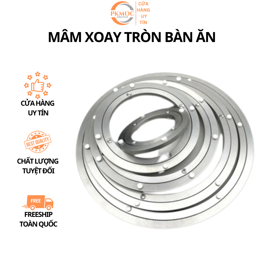 🛑 Mâm xoay tròn bàn ăn