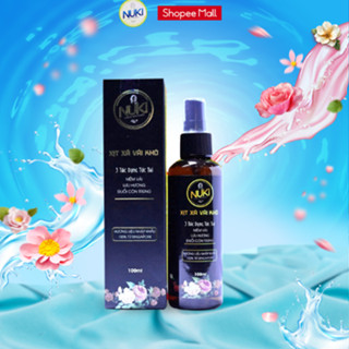 Chai Xịt Xả Vải Khô Nuki 100ml Hương Nước Hoa Lưu Hương Mềm Vải,Tinh Dầu Thơm Quần Áo