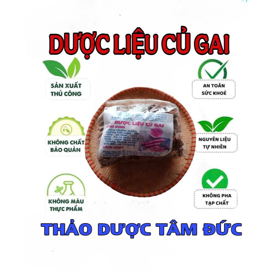 100g dược liệu củ gai sấy khô